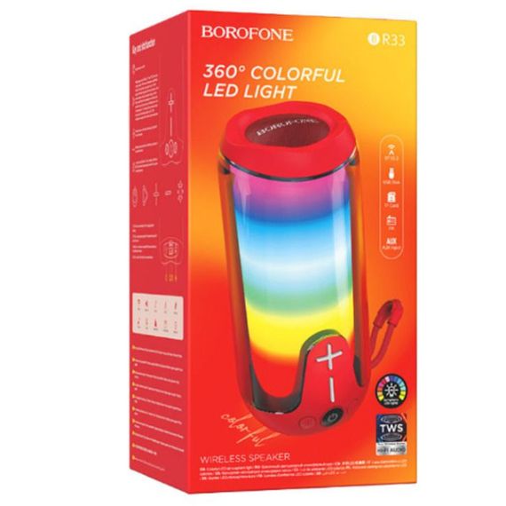 Bluetooth Колонка Borofone BR33 Pulse color sports | Зображення 2