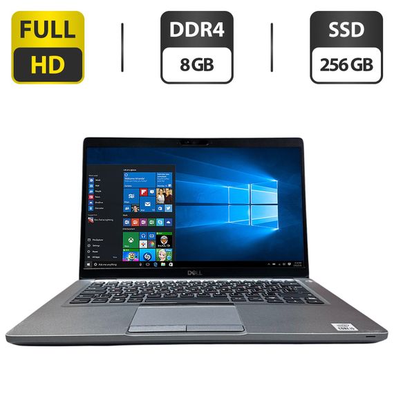 Ультрабук Dell Latitude 5410 / 14" (1920x1080) IPS / Intel Core i5-10310U (4 (8) ядра по 1.7 - 4.4 GHz) / 8 GB DDR4 / 256 GB SSD M.2 / Intel UHD Graphics / WebCam б/у