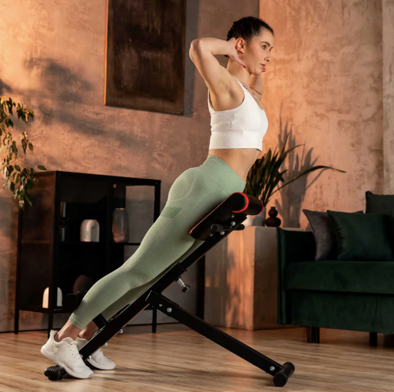 Скамья для гиперэкстензии Hop-Sport HS-1016 | Зображення 6