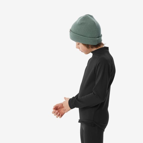 Термофутболка дитяча 500 для лижного спорту чорна - 10 р 133-142 см | Зображення 8