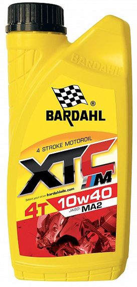 Моторна олива BARDAHL XTC-M 4T 10W40 MOTO API SN/SM/SL/SJ/SH/SG, JASO MA2 1л. 35921