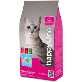 Сухой корм для котов с тунцом и курицей Happy One Adult Cat Tuna and Chicken, 10 кг