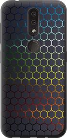 Чехол на Nokia 4.2 Переливающиеся соты "498u-1680-17620"