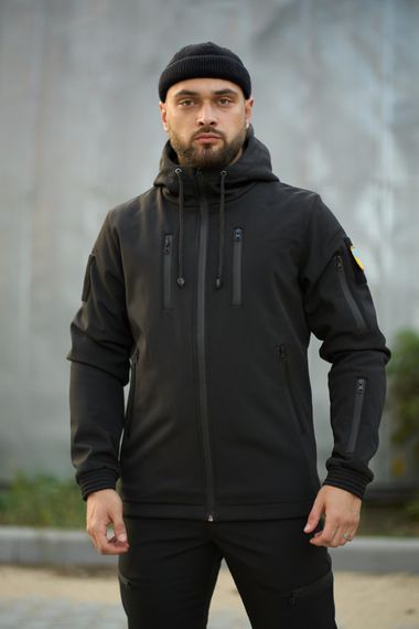 Костюм чоловічий "Reef" чорний з шевроном | Зображення 6