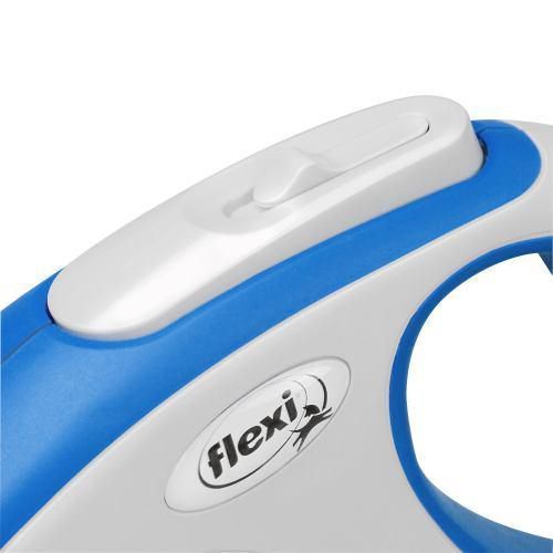 Рулетка Flexi New Comfort для собак, стрічка, розмір L, 8 м (синя) | Зображення 2