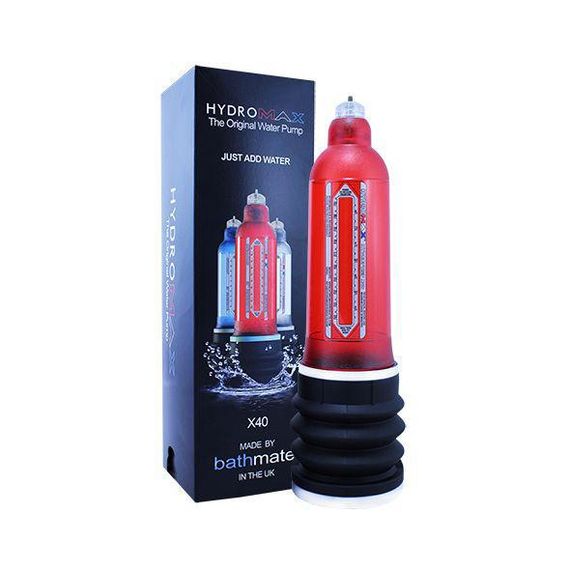 Гідро Bathmate Hydromax 9 Red (X40), для члена довжиною від 18 до 23см, діаметр до 5,5 см Sex Aura | Зображення 1