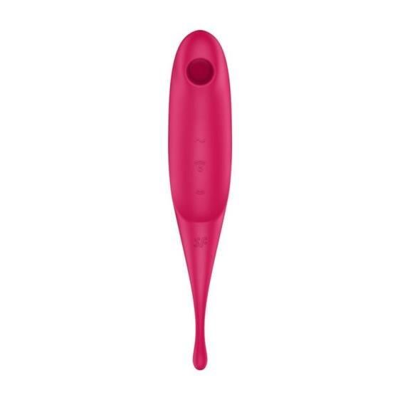 Вакуумний кліторальний стимулятор - Satisfyer Twirling Pro Red Sex Aura | Зображення 2