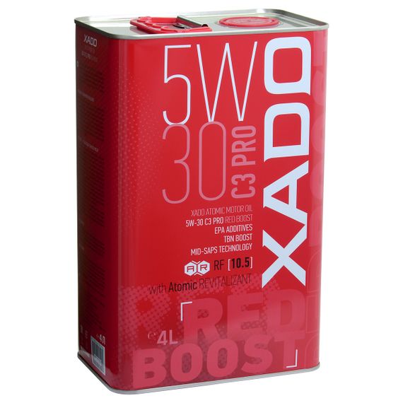 Синтетична олива XADO Atomic Oil C3 Pro RED BOOST 5W-30  4л