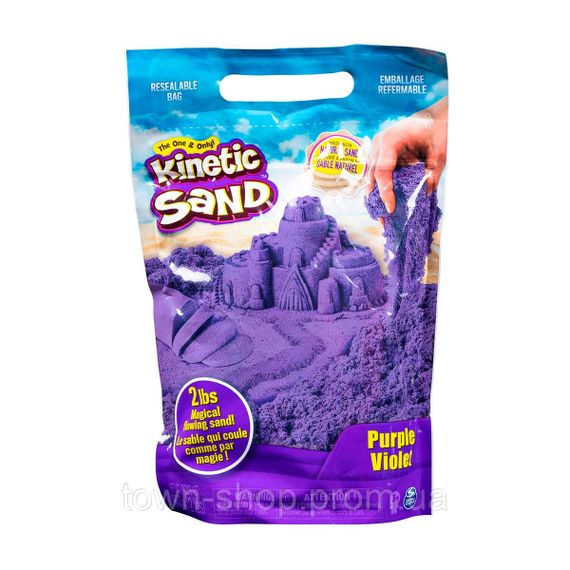 Песок для детского творчества - KINETIC SAND COLOUR (фиолетовый, 907 g) | Зображення 1