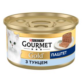 Влажный корм для котов с тунцом Gourmet Gold, 85 гр