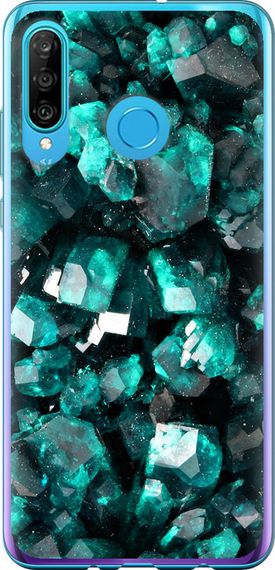 Чехол на Huawei P30 Lite Кристаллы 2 "3674u-1651-17620"