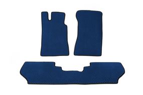 Коврики EVA (Синие) Передние (2 шт.) для Toyota Land Cruiser 70 1984- гг
