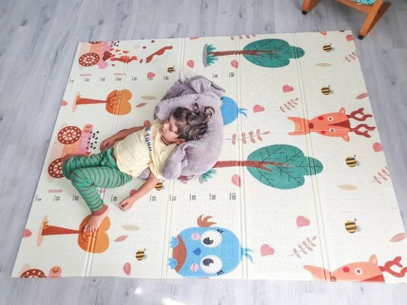 Дитячий розвиваючий двосторонній термо килимок 180*150 | Зображення 5