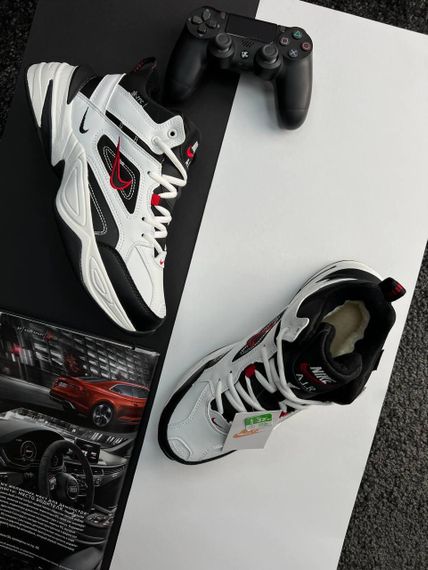 Чоловічі зимові кросівки  M2K Tekno Mid White Black Red Fur , В'єтнам 42 26,5 | Зображення 8