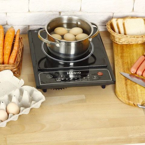 Настільна плита індукційна електрична MAGIO MG-441 1350 Вт, сенсорні електроплити, індукційна плита | Зображення 3