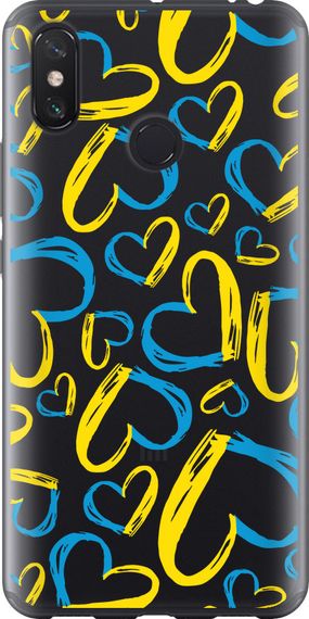 Чехол на Xiaomi Mi Max 3 Сердца UA "5292u-1534-17620"