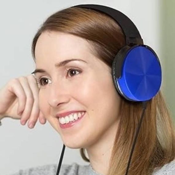 Навушники провідні 3,5 мм mini jack MDR-XB450 Сині