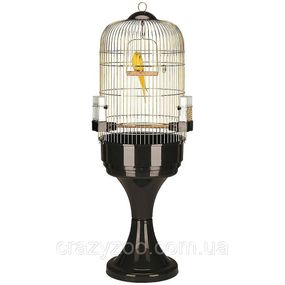 Клітка для середніх та великих птахів Ferplast Max 6 Antique Brass коричнева Ø53x165 см 55025502
