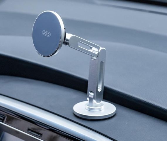 Автотримач XO C148 Universal Magnetic metal 360° rotating Holder Silver | Зображення 3