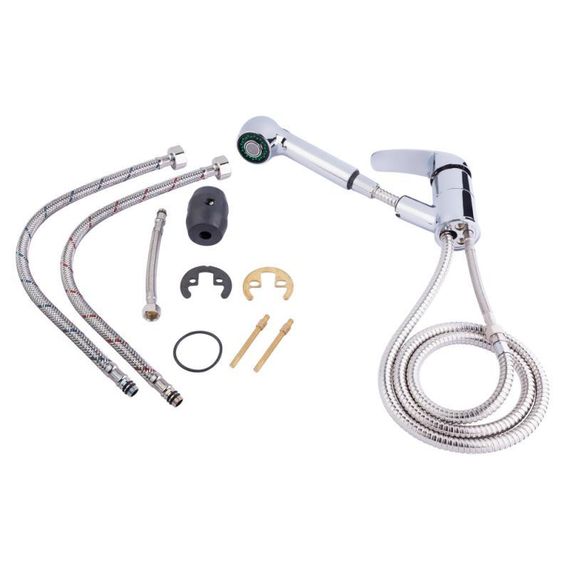 Змішувач для кухні Lidz Mars 011 з висувним виливом (k40) LDMAR011CRM34859 Chrome | Зображення 5