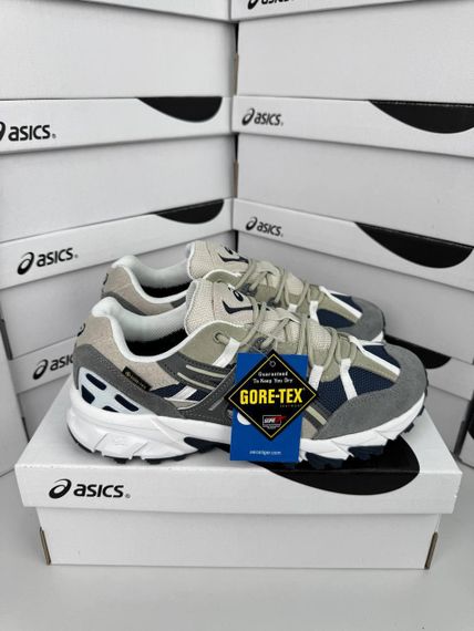 Чоловічі кросівки ASICS Gel-Somona 15-50 Gore-Tex Grey Beige Navy (Gore-tex) , В'єтнам 46