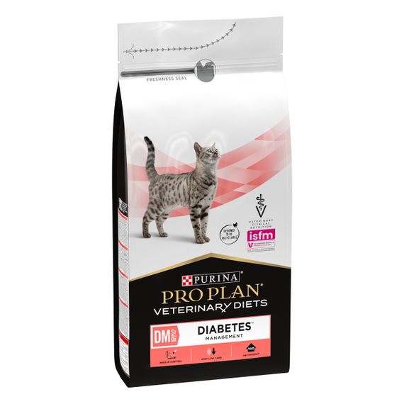 Сухой корм для кошек с сахарным диабетом Purina Veterinary Diets DM Diabetes 1.5 кг | Зображення 1
