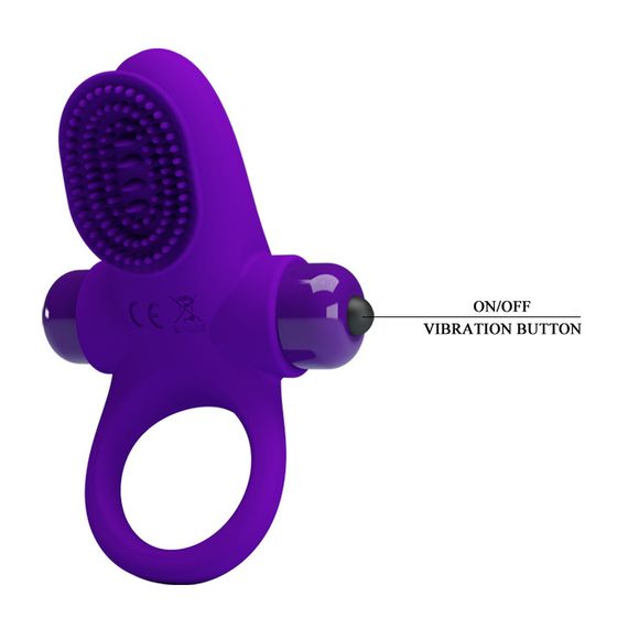 Ерекційне кільце - Pretty Love Vibrant Penis Ring II Purple sexstyle | Зображення 2