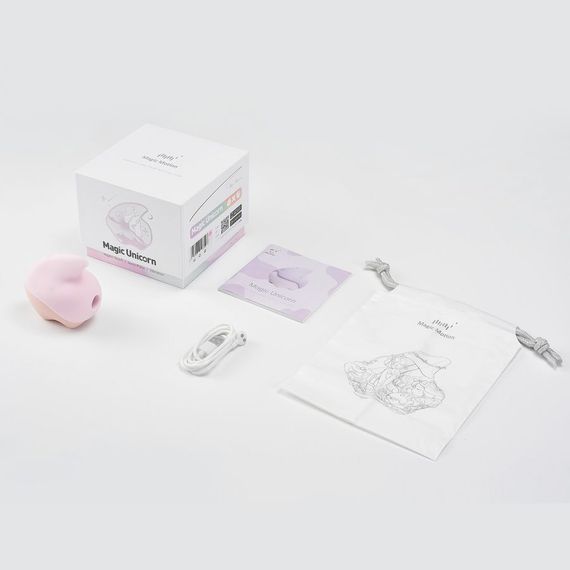 Вакуумный клиторальный смарт-стимулятор Magic Motion Unicorn Pink с вибрацией | Зображення 5