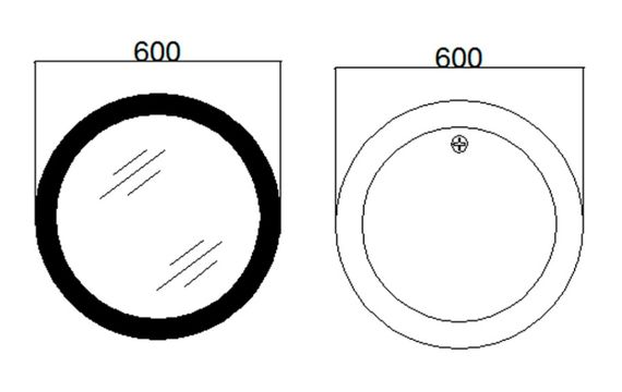 Зеркало Qtap Taurus круглое с LED-подсветкой Touch QT2478R607 | Зображення 9