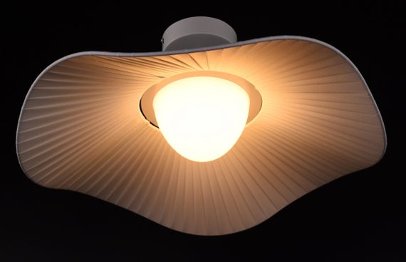 Люстра світлодіодна стельова LED світильник для квартири на стелю лед 26926 Білий 20х44х44 см. | Зображення 7