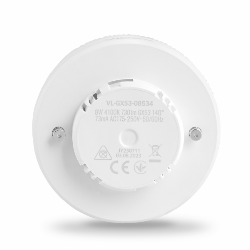 Лампа 8W GX53 4100К 220V LED Videx | Зображення 3
