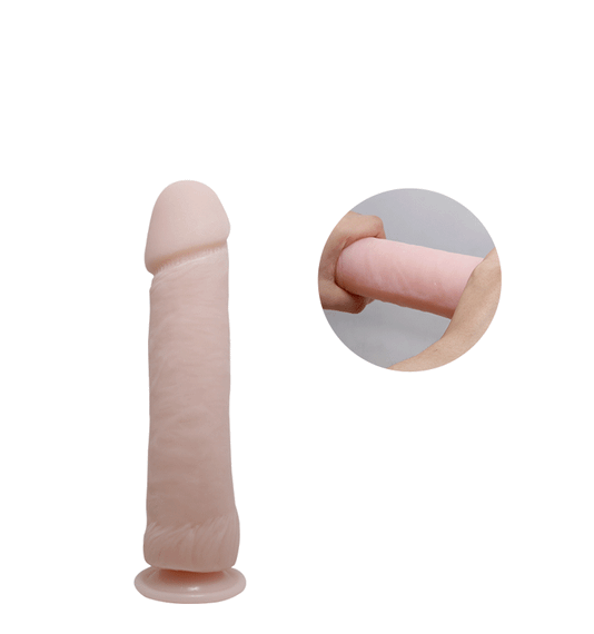 Вібратор - The Big Penis Strong Stimulation Vibrator, 26 см Sex Aura | Зображення 9