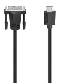 Кабель Hama DVI-HDMI Ultra HD 4K 1.50 m Black (00200715)