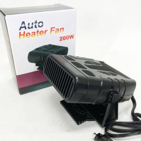 Автомобильный тепловентилятор Car Fan CF‐701 - 12V/200W, обогрев + вентилятор, регулируемый обдув, дуйка для авто
