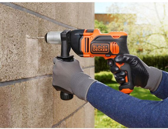 Дрель сетевая ударная BLACK+DECKER BEH850 | Зображення 4