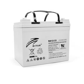 Аккумуляторная батарея AGM RITAR RA12-33, Gray Case