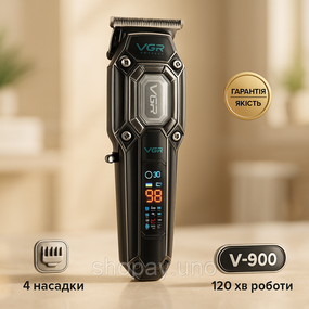 Профессиональная бритва-машинка для стрижки волос VGR V-900, Триммер с регулируемой длиной BT-79