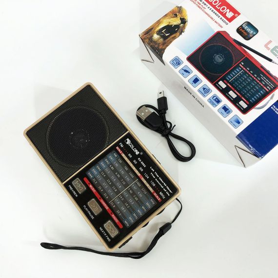 Фм радиоприемник от сети 220в GOLON, Классические радиоприемники на батарейках, Мини радио JI-59 | Зображення 6