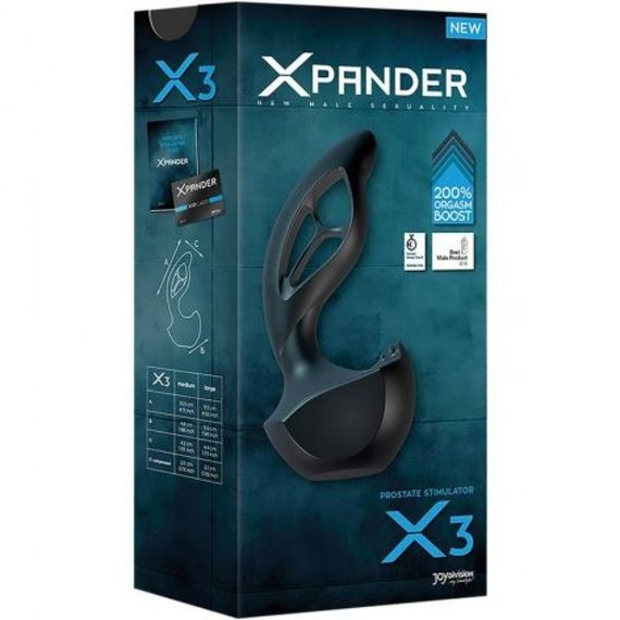 Массажер простаты Joydivision Xpander X3, силикон, размер L sexstyle | Зображення 2