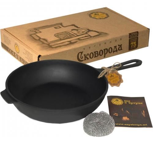 Сковорода-сотейник чавунна "Наша Майстерня" Ø26см з литою ручкою | Зображення 1