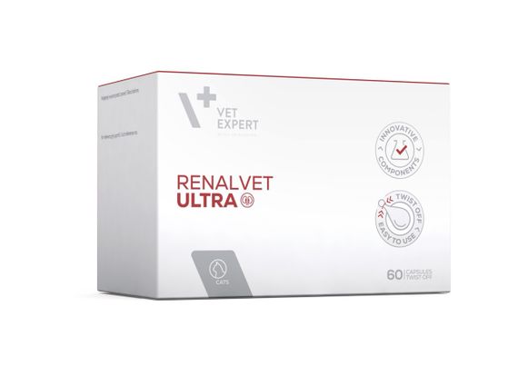 Витамины для котов з заболеваниями почек Vet Expert RenalVet Ultra, 60 табл