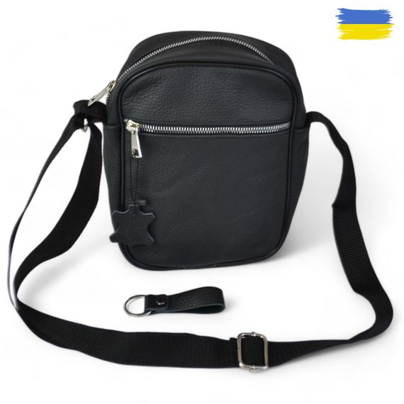 Сумка ділова для документів, Поштова сумка для документів чоловіча чорна вертикальна щоденна HC-48 | Зображення 5