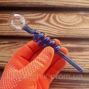 Стеклянная трубка Helix Oil Blue