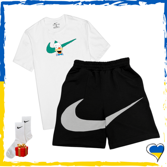 Комплект шорти Nike Big Swoosh та футболки 2шт Nike. Комплект Найк Біг Свуш XS/S | Зображення 4