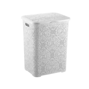 Кошик для білизни 42л 38,5*32,5*50см білий Lace ELIF