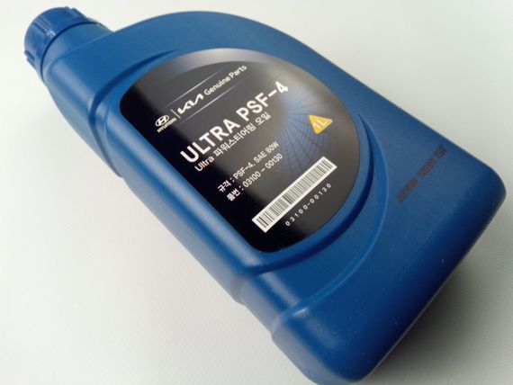 Олія ГУР (зелена) синтетика, MOBIS (0310000130) ''Ultra PSF-4 80W' 1 л. (03100-00130)