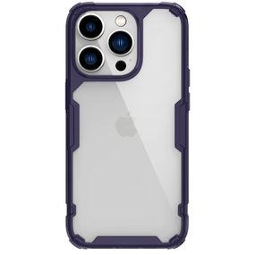 TPU чохол Nillkin Nature Pro Series для Apple iPhone 14 Pro (6.1") Силікон, Темно-фіолетовий (прозорий)