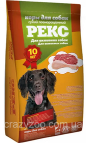 Сухий корм для активних собак РЕКС 10 кг 803720