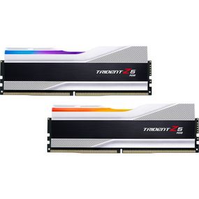 Модуль памяти для компьютера DDR5 32GB (2x16GB) 7600 MHz Trident Z5 RGB Silver G.Skill