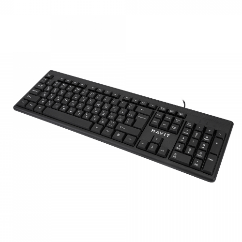 Клавіатура Havit HV-KB2001 дротова USB чорний | Зображення 3
